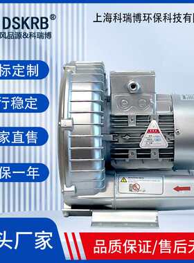 定 制110V60HZ高压旋涡风机550W涡轮气泵0.55KW鼓风机鱼塘增氧风