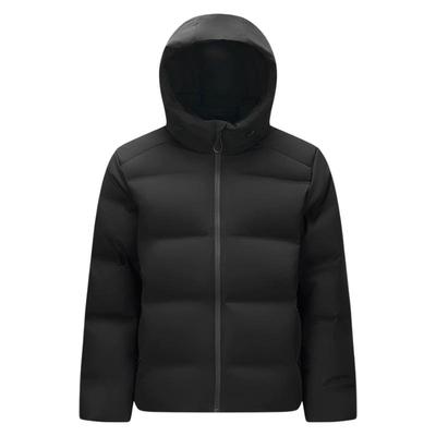 森马肌理感外套防水连帽羽绒服男