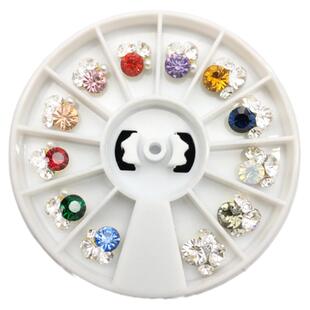 10颗美甲立体堆钻日系爆款闪亮珍珠钻石高端新娘饰品水钻合金