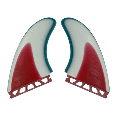 UPSURF冲浪板三色玻纤尾舵Single tap鱼鳍冲浪配件MR尾鳍两件套