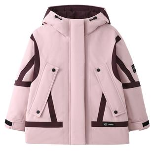 女大童羽绒服冬中大童洋气25女孩初中生冬季加厚连帽外套