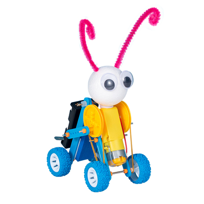 科趣物理实验手工自制蠕虫机器人