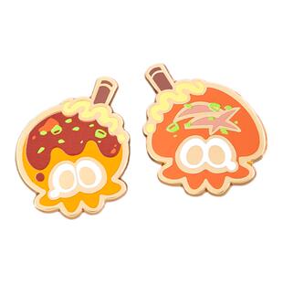 喷射战士3amiibo周边斯普拉遁123磁吸徽章痛包挂件礼物女饰品摆件