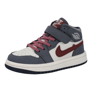 2025秋冬新款儿童高帮加绒板鞋男童保暖运动鞋女童户外防寒二棉鞋