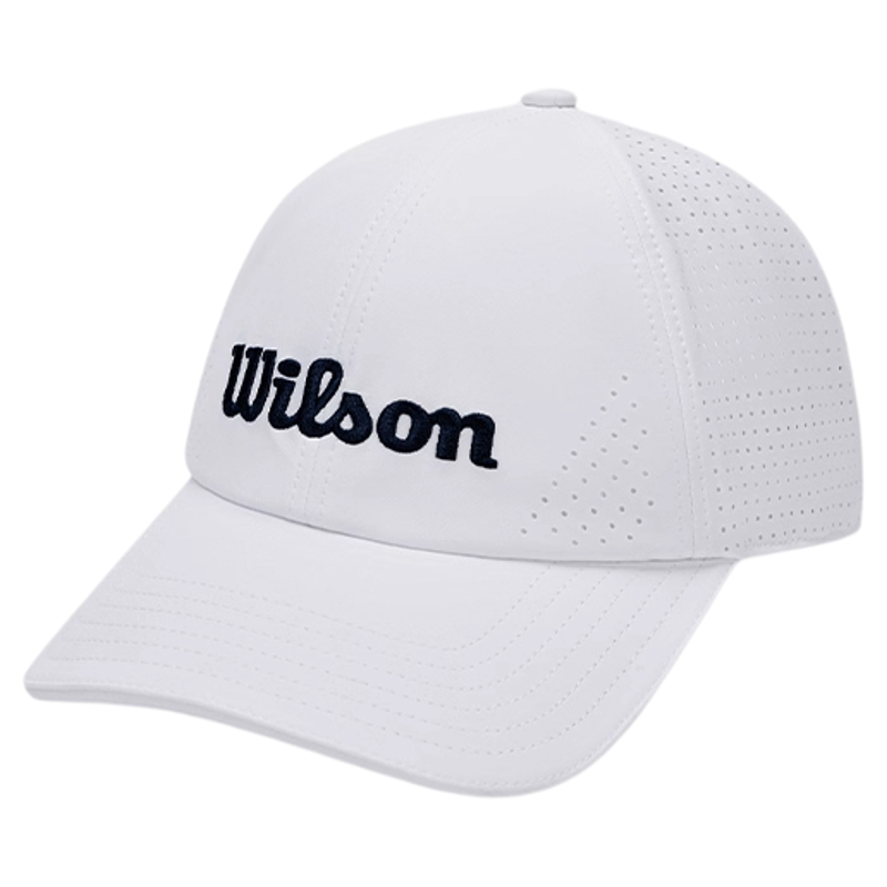 Wilson威尔胜网球帽男女夏季遮阳运动无顶帽速干透气空顶网球帽子