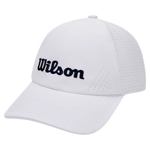 Wilson威尔胜26年新款男女夏季遮阳运动无顶帽速干透气空顶网球帽