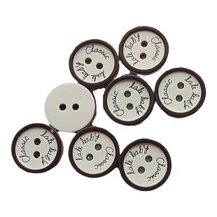 钮扣扣子高档双孔四眼白色衬衫纽扣女装男装通用衬衫衬衣扣百搭