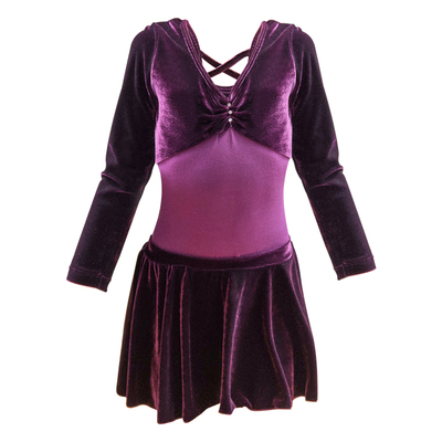 秋冬季长袖丝绒宝宝练功舞蹈服