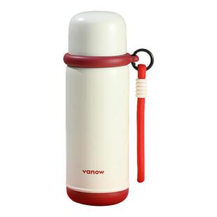 Vanow保温杯女生2026新款高颜值便携泡茶随行陶瓷内胆水杯子礼物