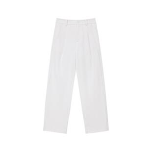 PIT法式高级感小个子休闲裤女2025春装新款窄版显高显瘦阔腿裤子