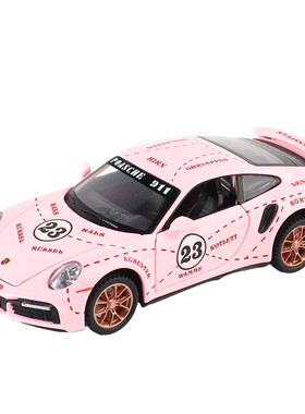132宝时捷911TurboS合金车模