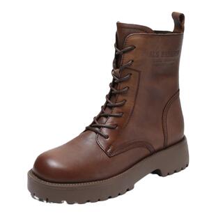 今年流行的鞋子英伦风马丁靴女款2023新款冬季款爆款真皮加绒短靴