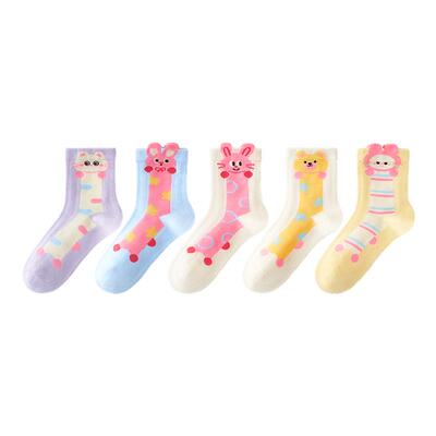 儿童袜子纯棉夏季网眼袜女童