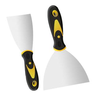 铲刀清洁刀开刃油灰刀加厚不锈钢铲刀抹腻子刮刀灰铲子不生锈煎饼