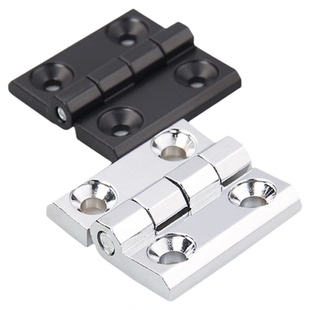 铝型材合页2020/3030/4040 50 60金属机电箱铰链银黑欧国标锌合金