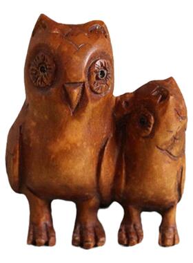 古玩黄杨木雕吊件貔貅虎牛羊猪兔鼠手把件文玩件挂件收藏全品摆件