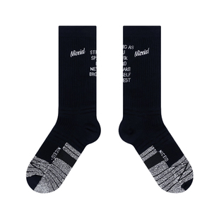 NICEID NICE高帮休闲篮球袜潮流中高筒运动袜毛巾底包裹球袜