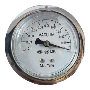 医用真空表负压表Y60ZT -0.1-0MPA气压表妇科人流吸引器/洗胃机表