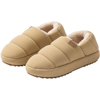 远港艾草软壳防泼水棉鞋防滑加绒