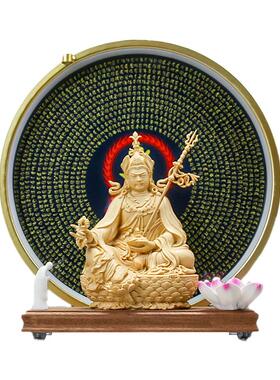 客厅家用莲花生大士佛像摆件