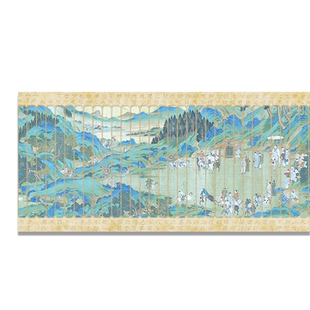 秋凝斋晓山青《加厚》蜡染微喷长卷复古竖行2、3、4厘米半生半熟小楷书法作品15米加厚作品纸毛笔书法专用纸