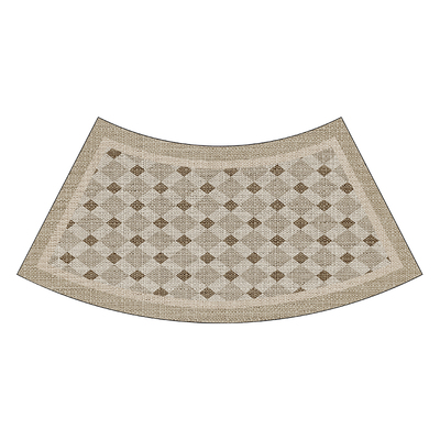 浴室地垫卫生间吸水防滑脚垫扇形