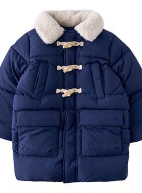 韩国蓝狗经典长款加厚鹅绒羽绒服