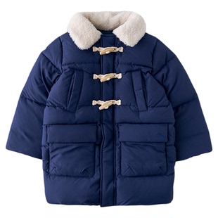 BLUEDOG 韩国蓝狗25FW经典长款加厚鹅绒羽绒外套百搭儿童羽绒服