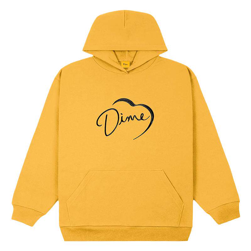 Dime刺绣Logo加绒连帽卫衣