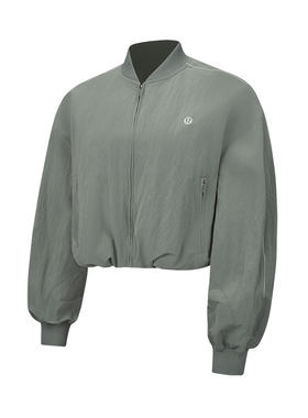 Crinkle Nylon 女士尼龙运动夹克 *文字徽标丨lululemon丨LW3JJDS