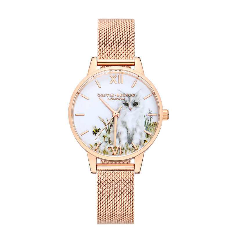 OliviaBurton手表女ins风欧美女士腕表OB蜜蜂时尚兔子石英表学生