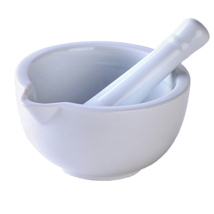 婴儿陶瓷研磨碗辅食研磨器儿童药片医用药丸手动捣碎磨粉研磨棒碗