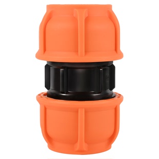 快速接头pe管直接4分6分一寸水管配件大全20直通快接头免热熔活接