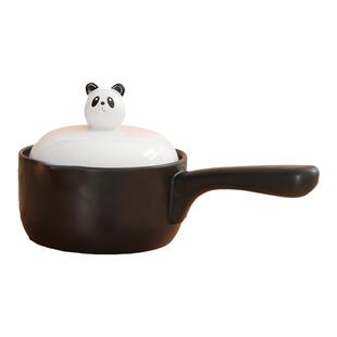 12点宝宝粥婴儿辅食奶锅不粘锅婴儿陶瓷专用锅明火砂锅长柄小砂锅