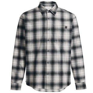 SEASON HIGH男装衬衫秋季新款舒适纯棉宽松休闲翻领长袖上衣