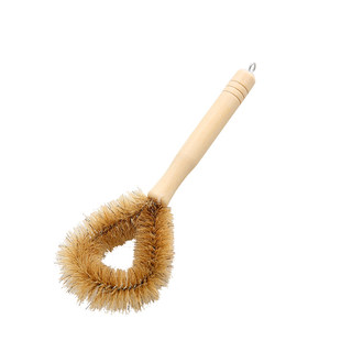 6个厨房仿猪鬃不沾油仿椰棕刷子木柄刷锅碗除油刷猪毛锅刷清洁刷