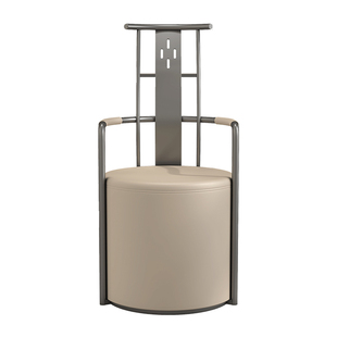 茶椅子主人椅意式轻奢高级感办公室阳台茶桌专用主人位泡茶太师椅