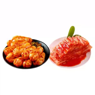 韩国泡菜正宗辣白菜韩式朝鲜延边东北桔梗八宝下饭菜萝卜酱菜咸菜