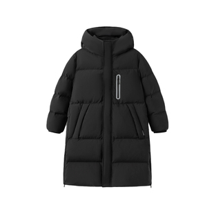 巴拉巴拉儿童羽绒服男童长款外套宝宝冬装女童新款极寒童装亲子装