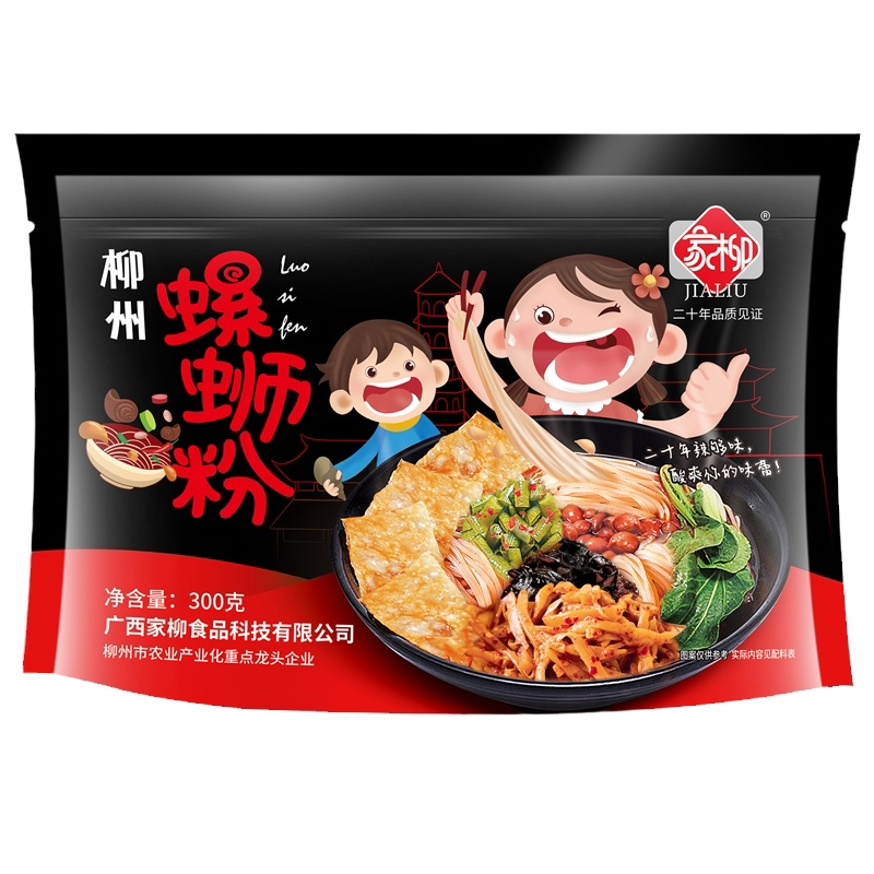 家柳广西柳州螺蛳粉原味300克