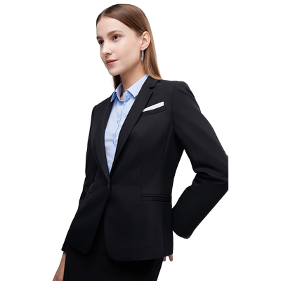 g2000女秋新款西装通勤黑色