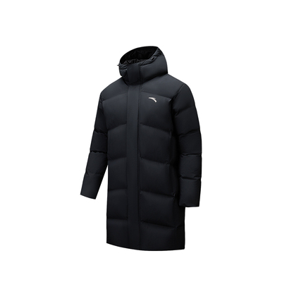 安踏中长款羽绒服男款2025冬季