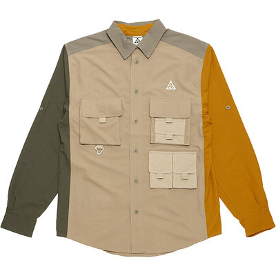 Nike/耐克正品秋季新款男子运动宽松休闲透气长袖衬衫 DN3937-247