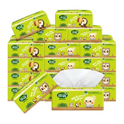 雨森5层60抽30包抽纸纸巾