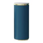 新款网红岩板花架落地式轻奢客厅家用装饰电视旁圆形花架子置物架