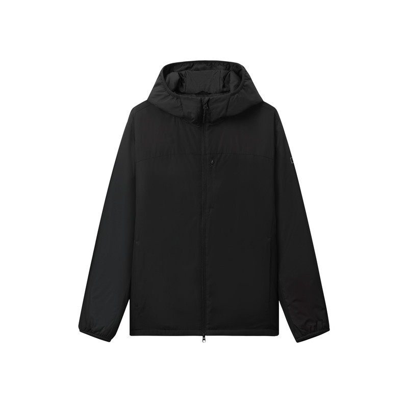 森马时尚联名连帽防泼水棉服男装
