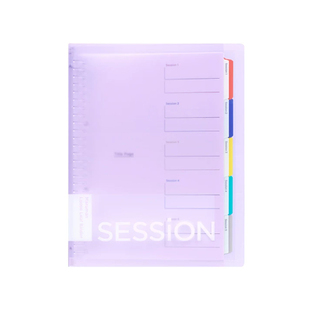 日本maruman满乐文session活页本B5A4可拆卸笔记本双重索引页本子