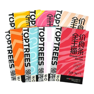 领先主食猫条Toptrees猫零食成幼猫湿粮猫咪补充营养增肥无添加剂