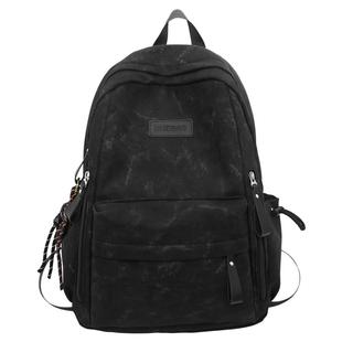 日系校园简约百搭双肩包女高中学生初中生上课书包男生大容量背包