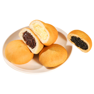 黑芝麻面包全麦欧包粗粮夹心欧包学生营养早餐整箱零食休闲小吃